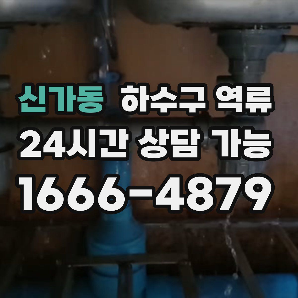 신가동 하수구 역류