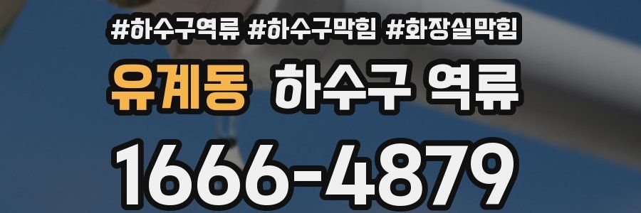 유계동 하수구 역류