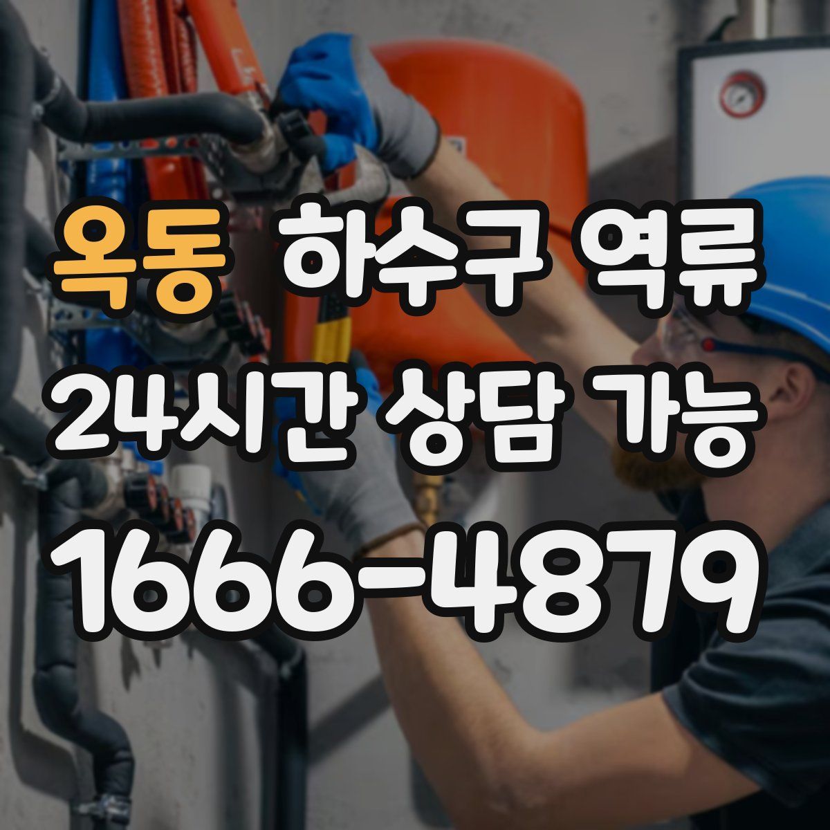 옥동 하수구 역류