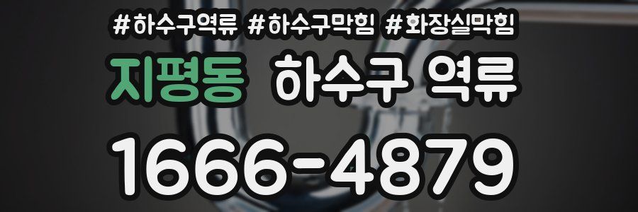 지평동 하수구 역류