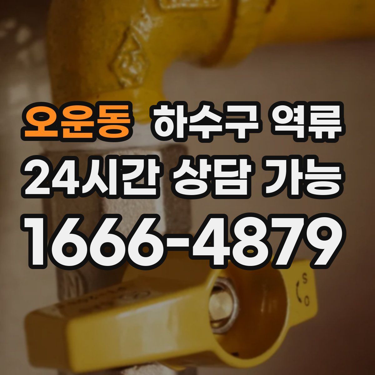 오운동 하수구 역류