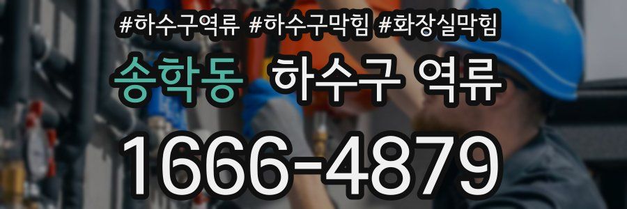 송학동 하수구 역류