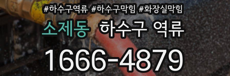 소제동 하수구 역류