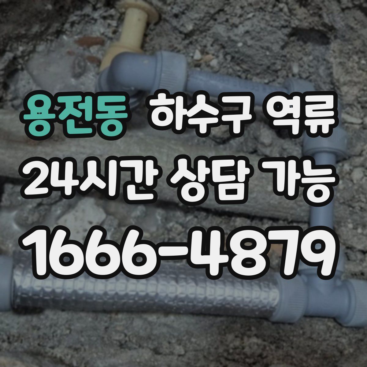 용전동 하수구 역류