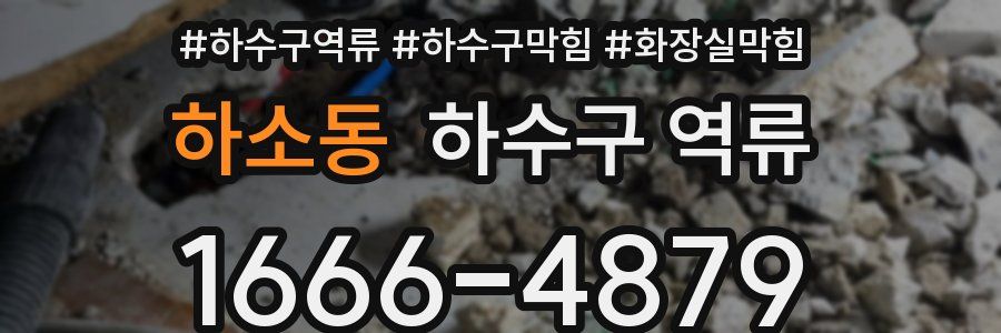 하소동 하수구 역류
