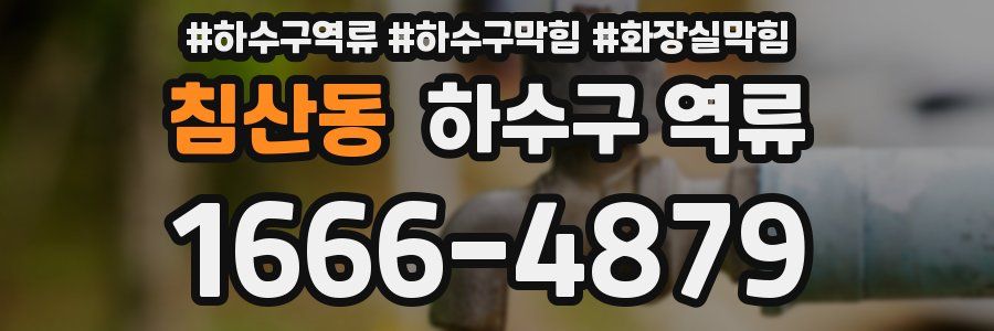 침산동 하수구 역류