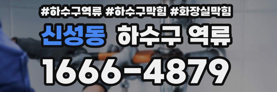 신성동 하수구 역류