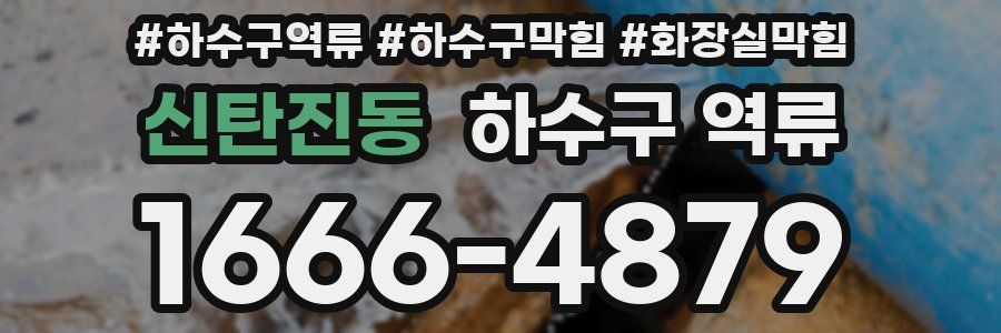 신탄진동 하수구 역류