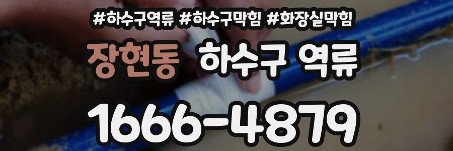 장현동 하수구 역류