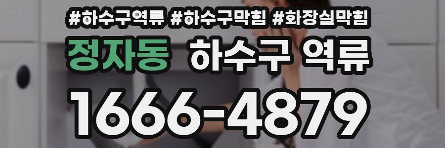 정자동 하수구 역류