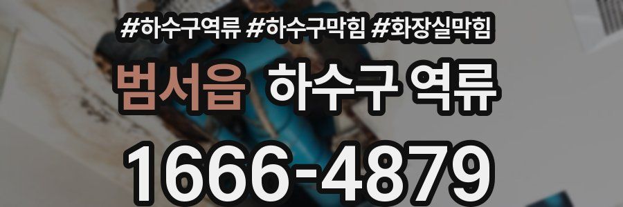 범서읍 하수구 역류