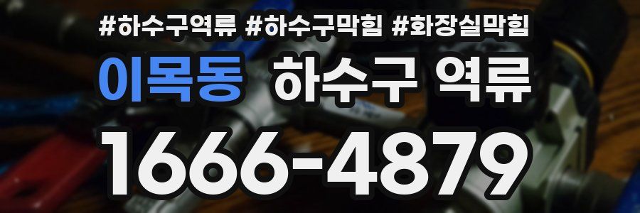 이목동 하수구 역류