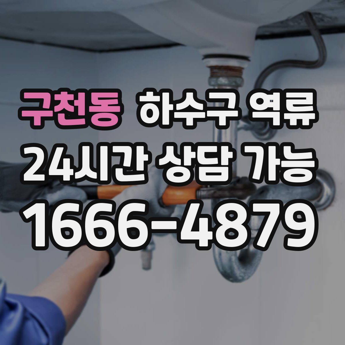 구천동 하수구 역류