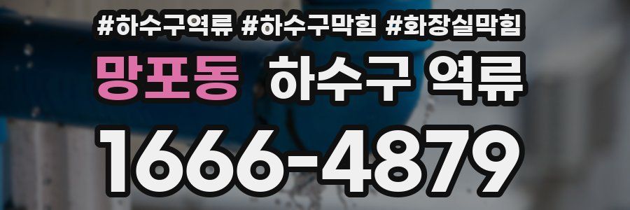 망포동 하수구 역류