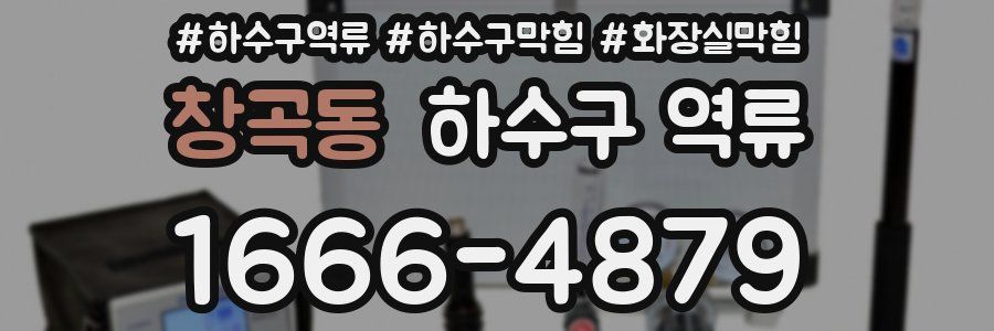 창곡동 하수구 역류