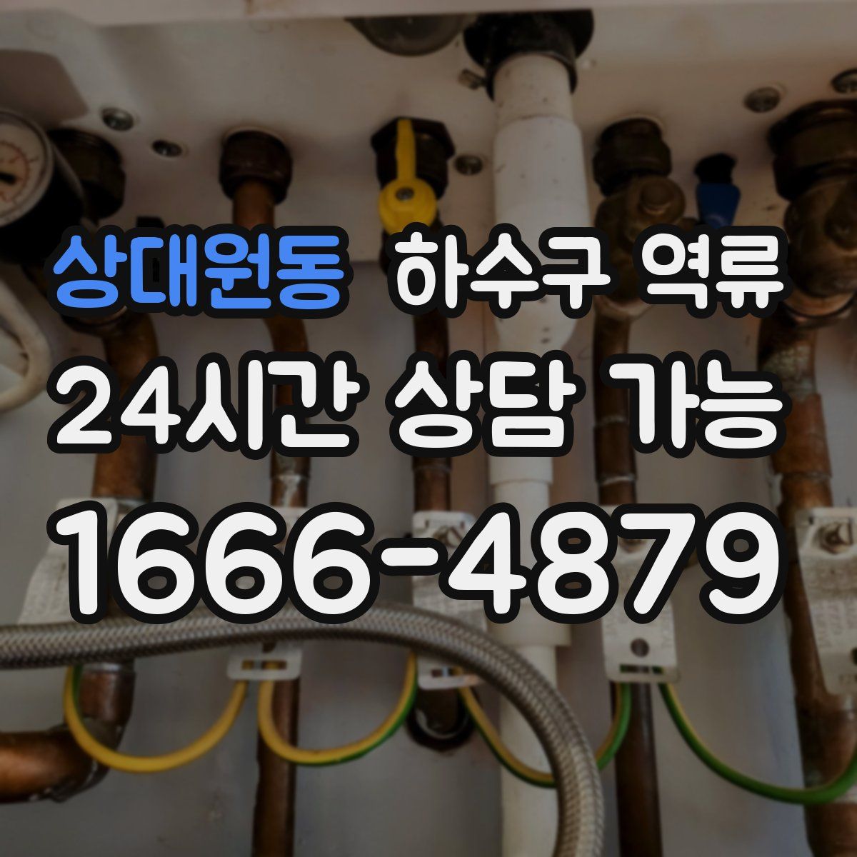 상대원동 하수구 역류