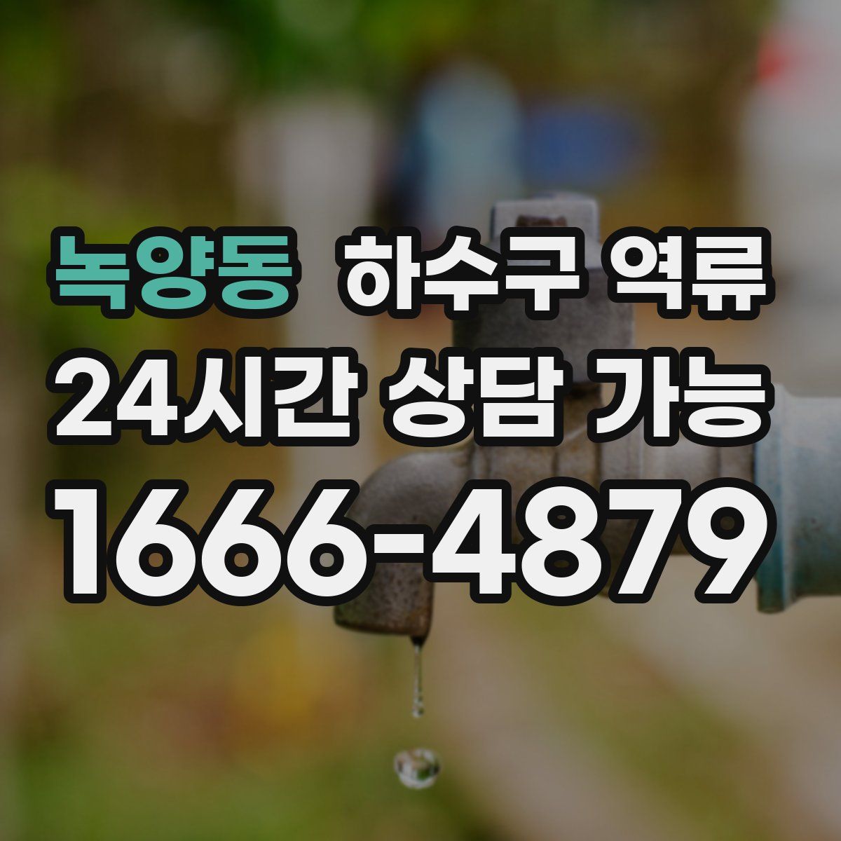 녹양동 하수구 역류