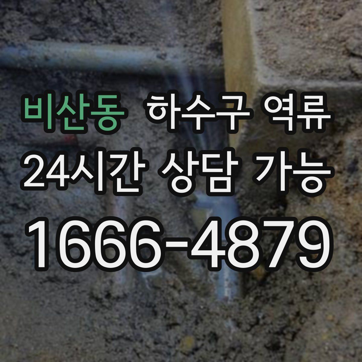 비산동 하수구 역류