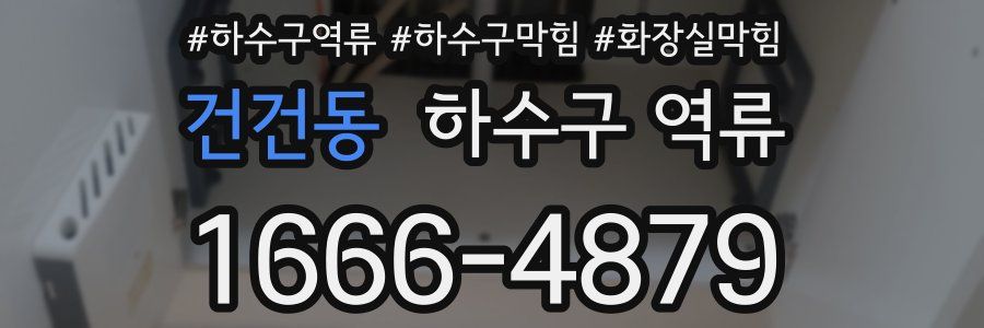 건건동 하수구 역류