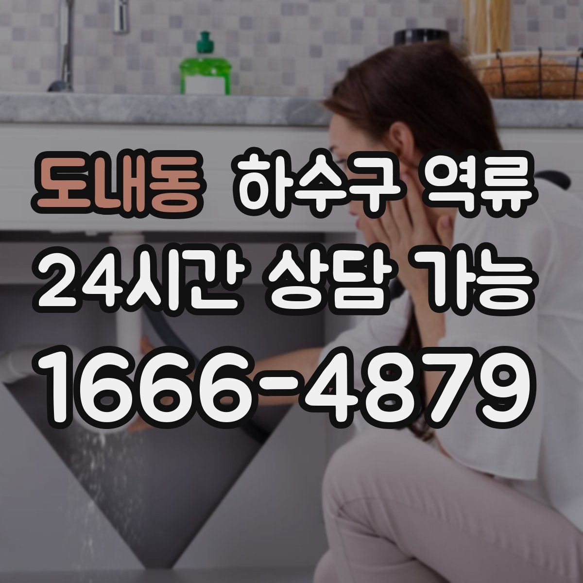 도내동 하수구 역류