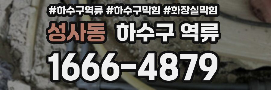 성사동 하수구 역류
