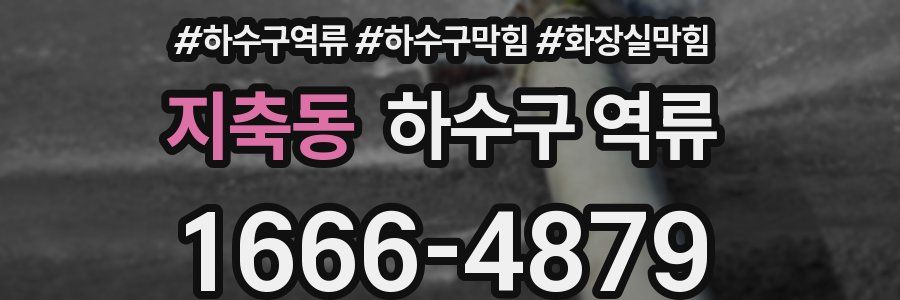 지축동 하수구 역류