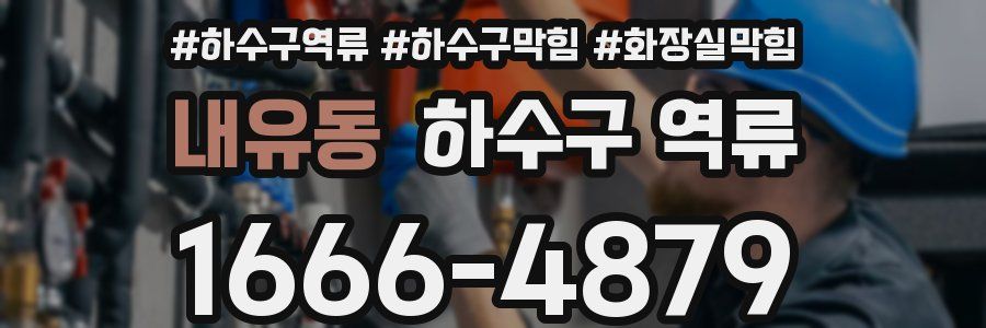 내유동 하수구 역류