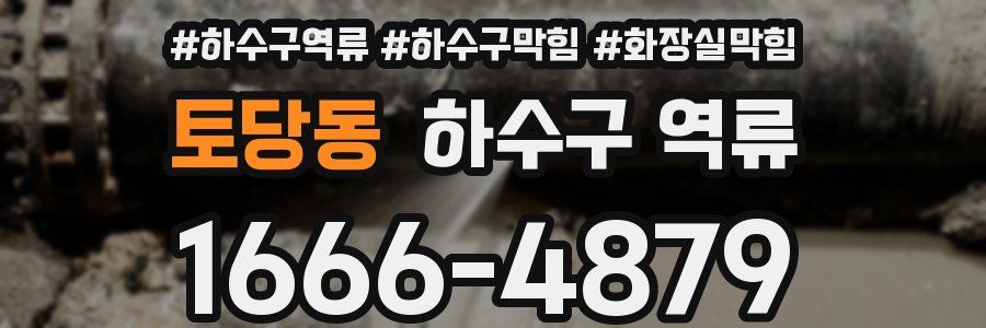토당동 하수구 역류