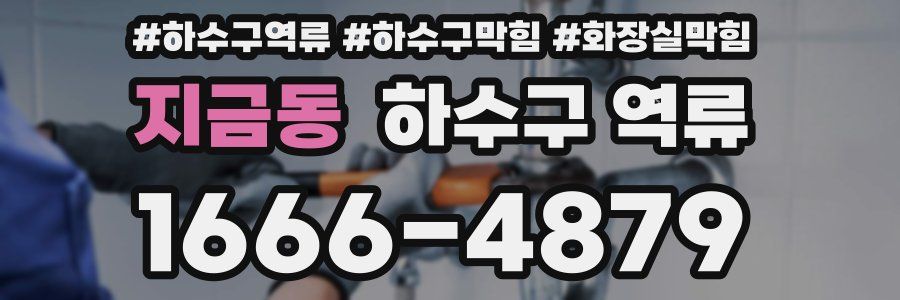 지금동 하수구 역류