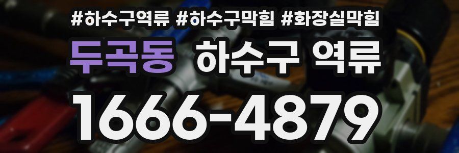 두곡동 하수구 역류