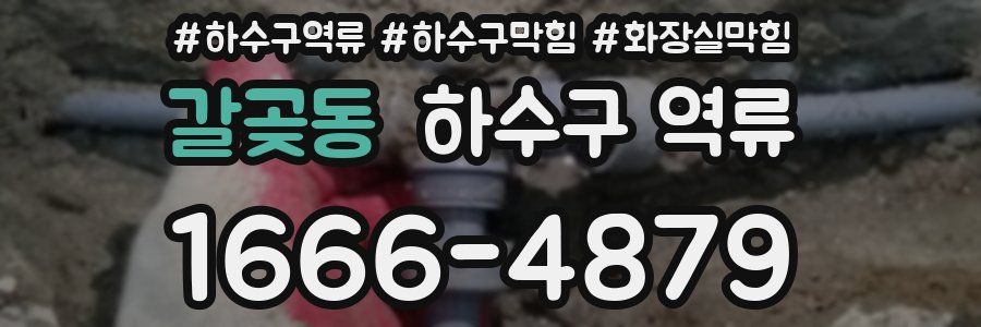 갈곶동 하수구 역류