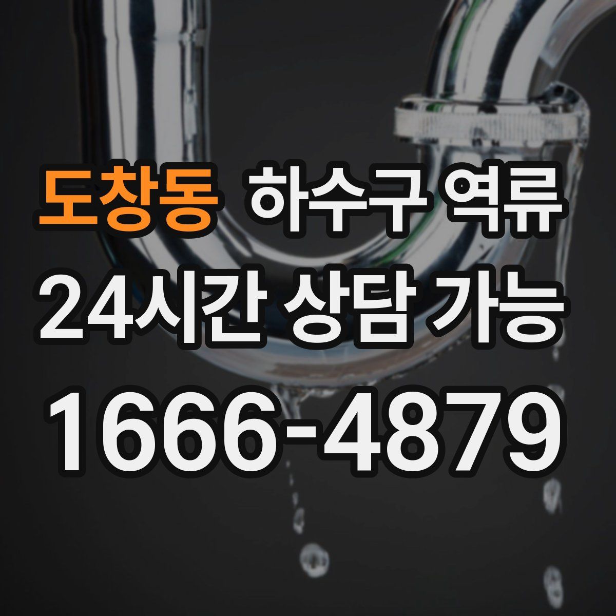 도창동 하수구 역류