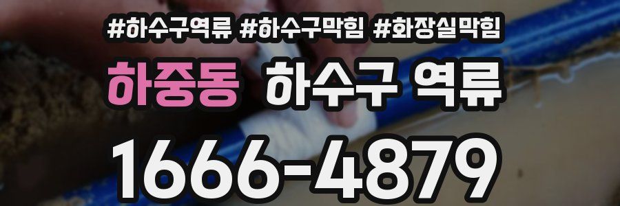 하중동 하수구 역류
