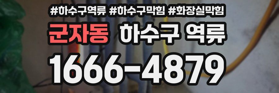군자동 하수구 역류