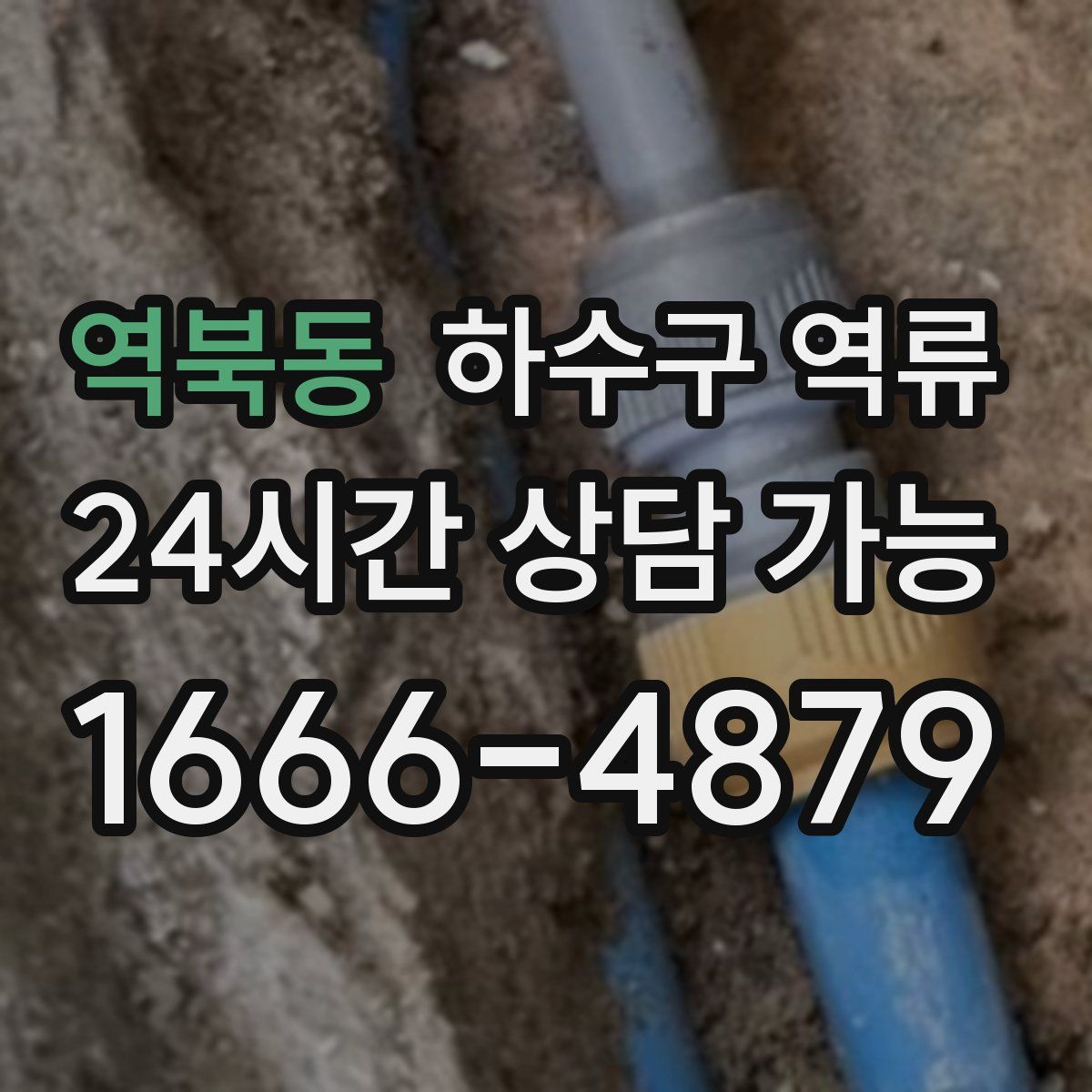 역북동 하수구 역류