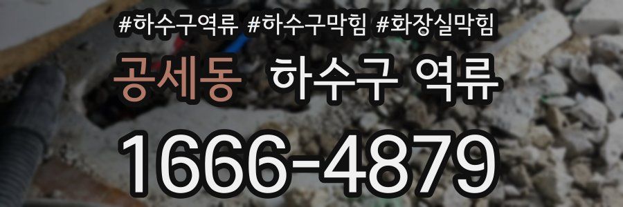 공세동 하수구 역류