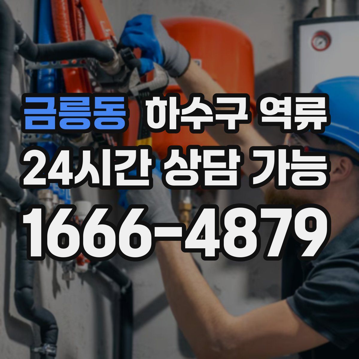 금릉동 하수구 역류