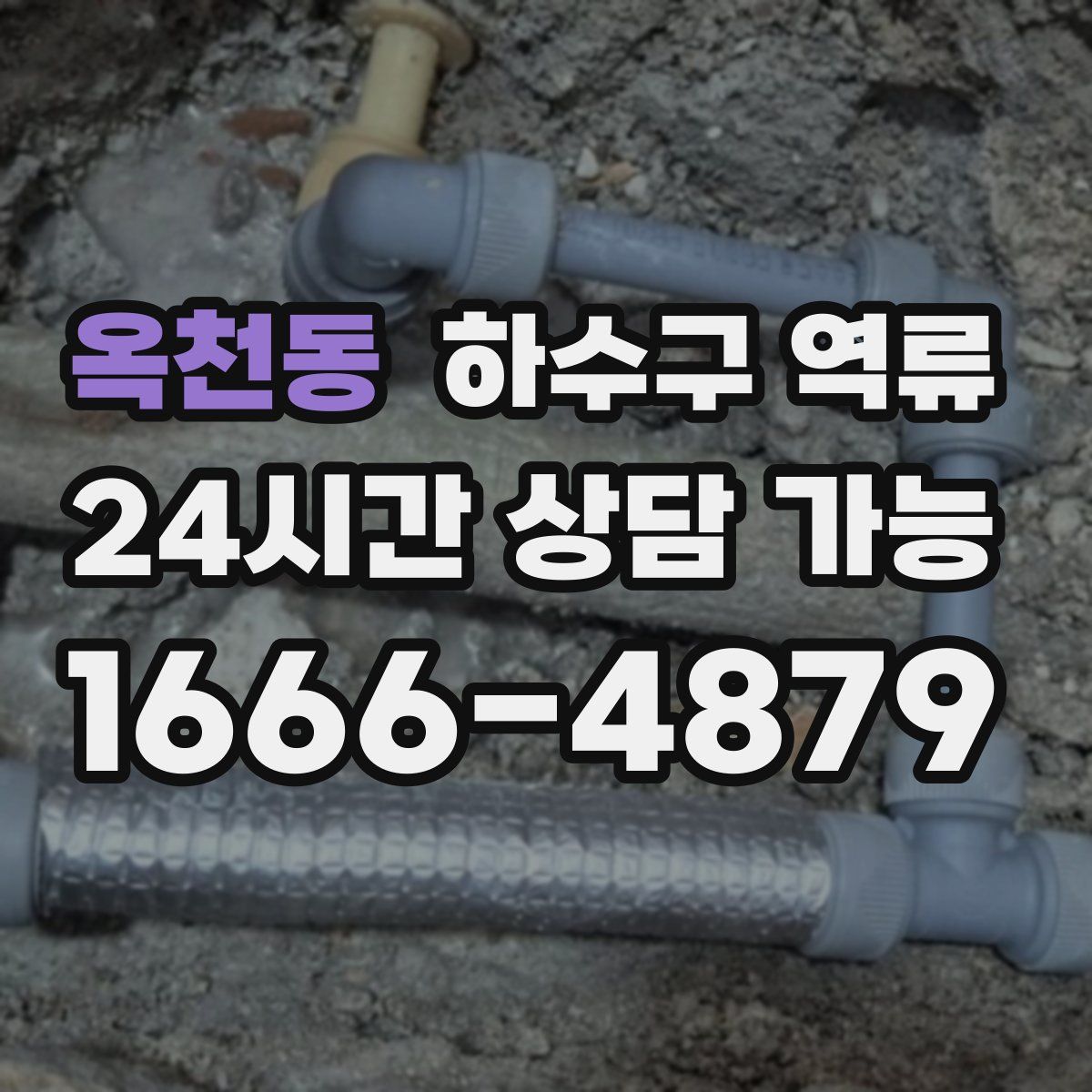 옥천동 하수구 역류