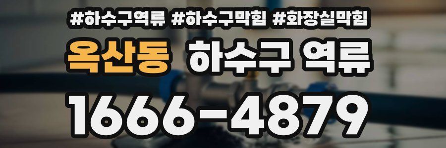 옥산동 하수구 역류