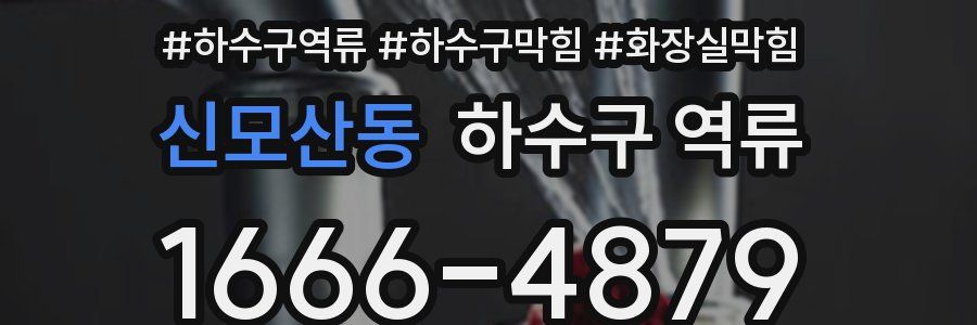 신모산동 하수구 역류