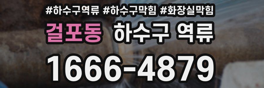 걸포동 하수구 역류