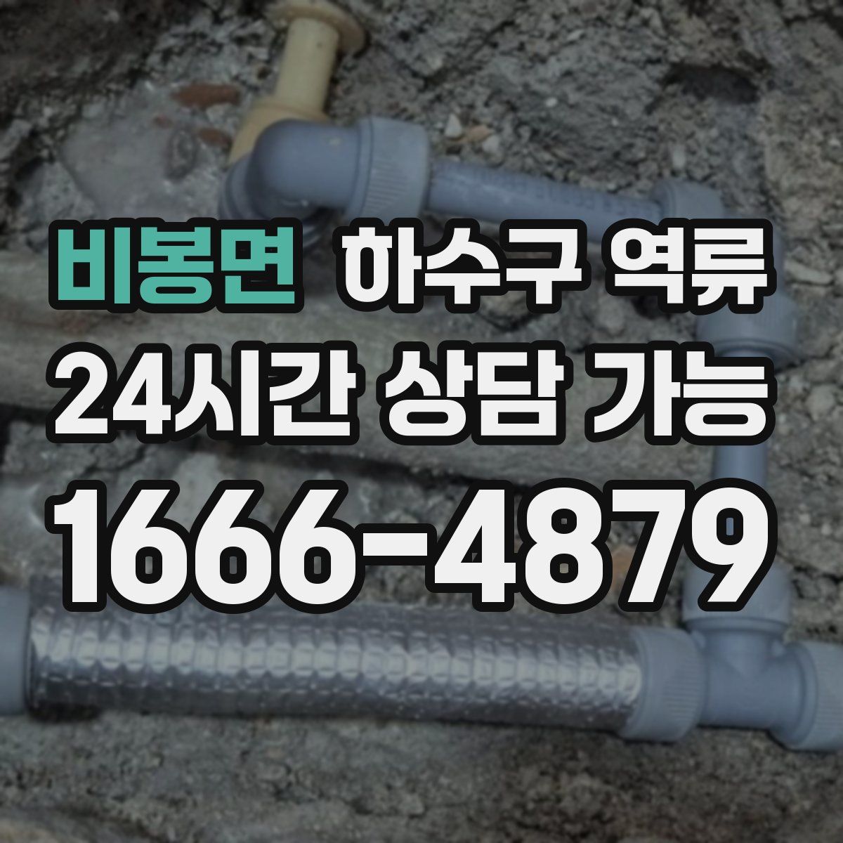 비봉면 하수구 역류