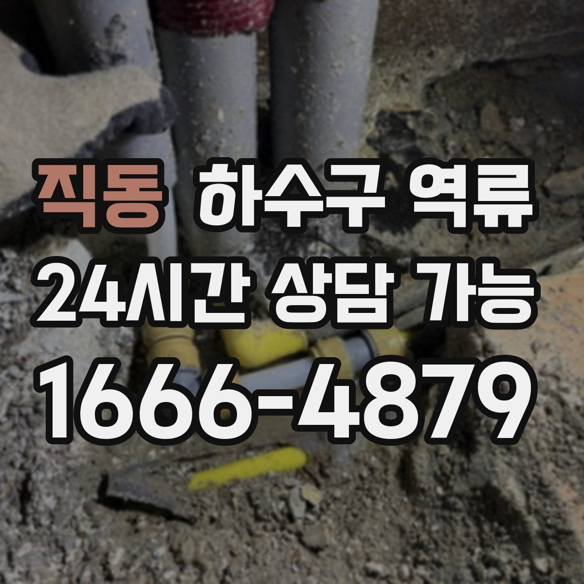 직동 하수구 역류