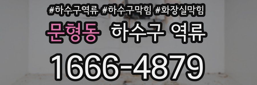 문형동 하수구 역류