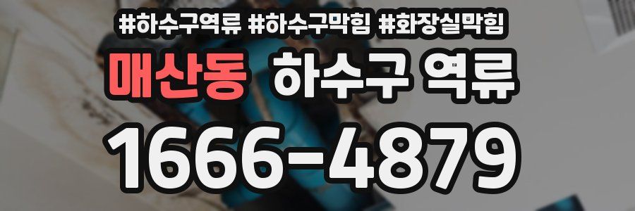 매산동 하수구 역류