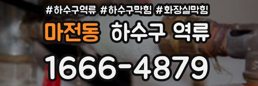 마전동 하수구 역류