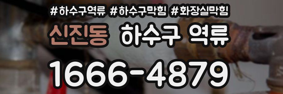 신진동 하수구 역류