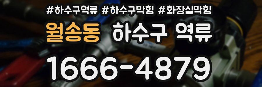 월송동 하수구 역류