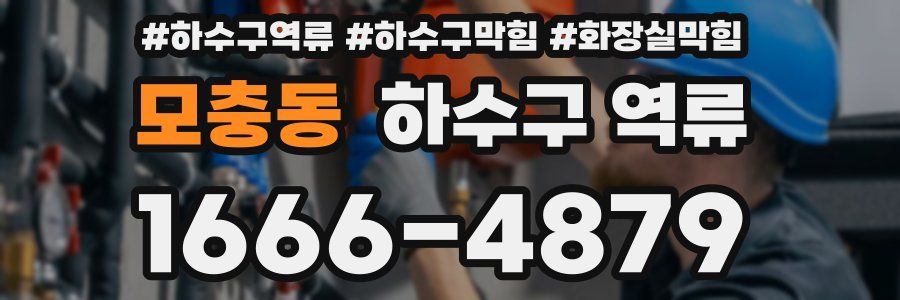 모충동 하수구 역류