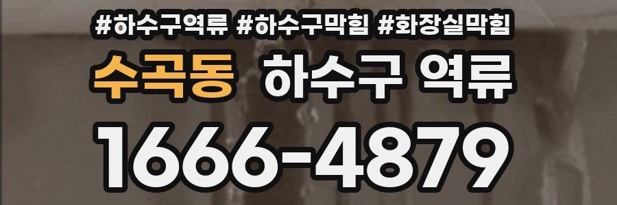 수곡동 하수구 역류